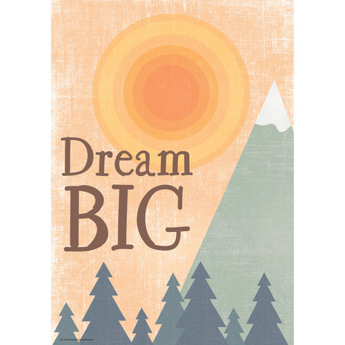 Teacher Dream Big Positive Poster TCR7460