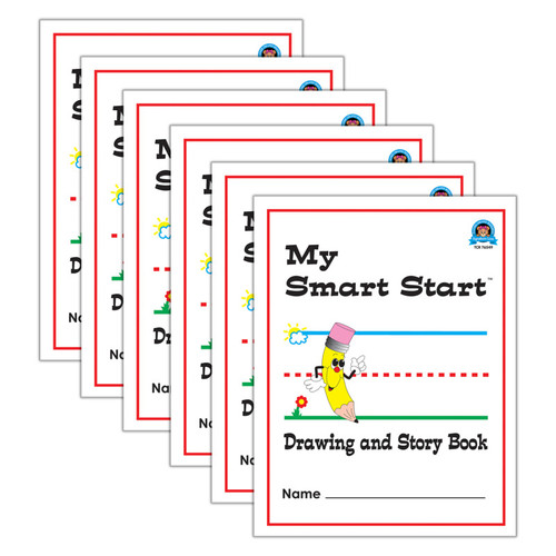 Teacher Smart Start Handwriting Series, Journals, Grades 1-2, Portrait, Pack Of 6 TCR76549-6