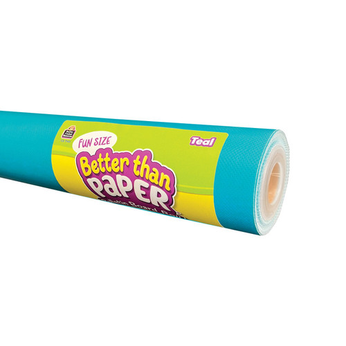 Teacher Fun Size Better Than Paper Bulletin Board Roll, 18" X 12', Teal TCR77415
