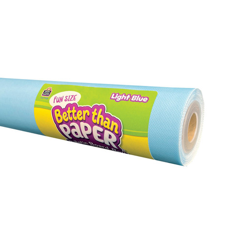 Teacher Fun Size Better Than Paper Bulletin Board Roll, 18" X 12', Light Blue TCR77420