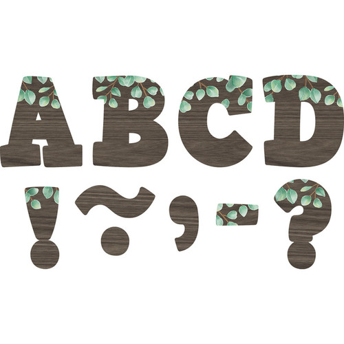 Teacher Eucalyptus Bold Block 3" Magnetic Letters TCR77485