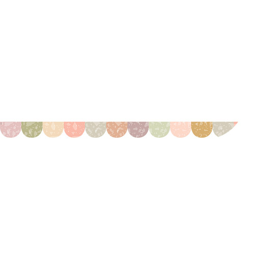 Teacher Terrazzo Tones Scalloped Magnetic Border, 24 Feet TCR77585