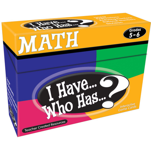 Teacher I Have, Who Has Math Game, Grade 5-6 TCR7834