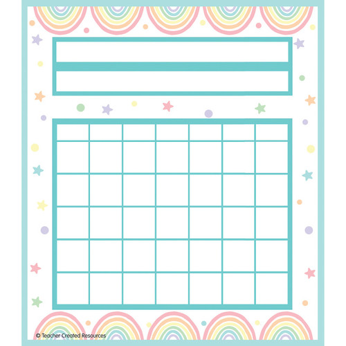 Teacher Pastel Pop Incentive Charts, Pack Of 36 TCR8408