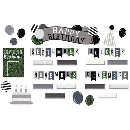 Teacher Modern Farmhouse Happy Birthday Mini Bulletin Board Set TCR8533