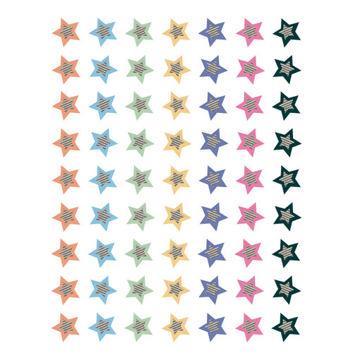 Teacher Home Sweet Classroom Stars Mini Stickers, 378 Per Pack, 12 Packs TCR8836-12