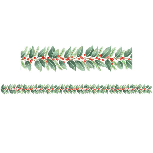 Teacher Holly Die-Cut Border Trim, 35 Feet TCR8867