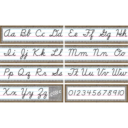 Teacher Home Sweet Classroom Cursive Mini Bulletin Board Set TCR8884