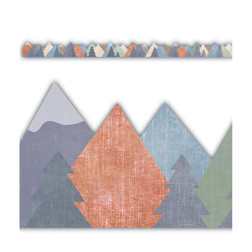 Teacher Moving Mountains Die-Cut Border Trim, 35 Feet TCR9147