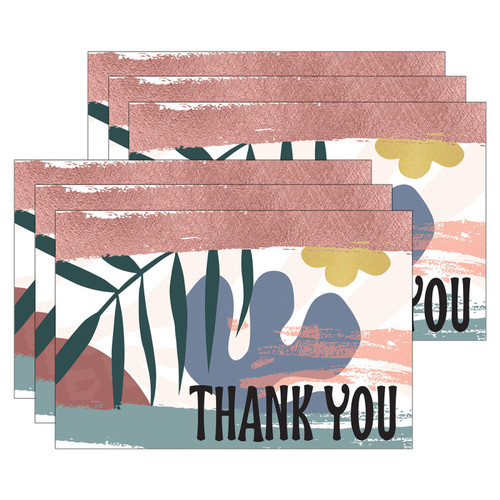 Teacher Wonderfully Wild Thank You Postcards, 30 Per Pack, 6 Packs TCR9191-6