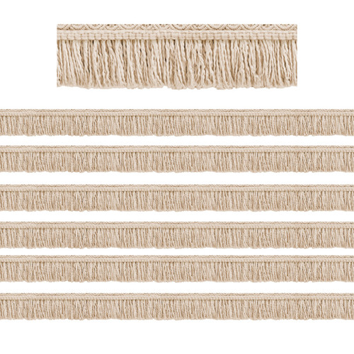 Teacher Wonderfully Wild Fringe Die-Cut Border Trim, 35 Feet Per Pack, 6 Packs TCR9193-6