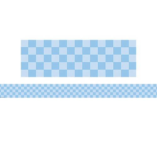 Teacher Checkers Scalloped Border Trim, 35 Feet TCR9318