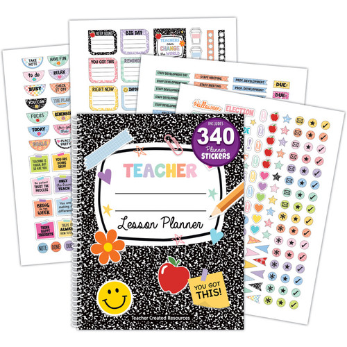 Teacher Cool For School Teacher Plan Book TCR9329