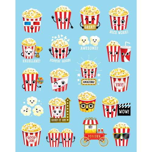 Teacher Popcorn Smelly Stickers, Pack Of 120 TCR9454