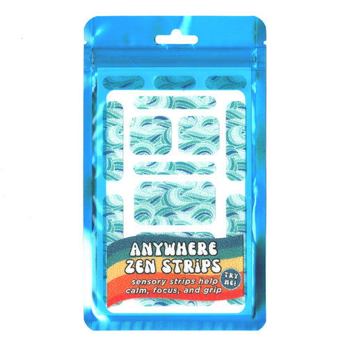 The Zen Strips, Anywhere Zen, Sandy Waves, 13 Per Set, 6 Sets TPG88706