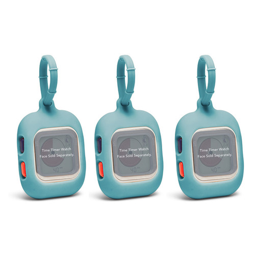 Time Time Timer Watch Fob Accessory (Watch Sold Separately), Caribbean Blue, Pack Of 3 TTMTTW8FOBW-3