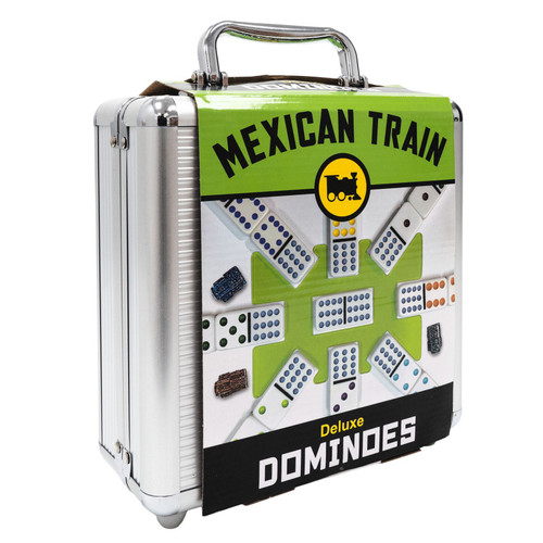 University Mexican Train Dominoes, Deluxe Case UG-55405