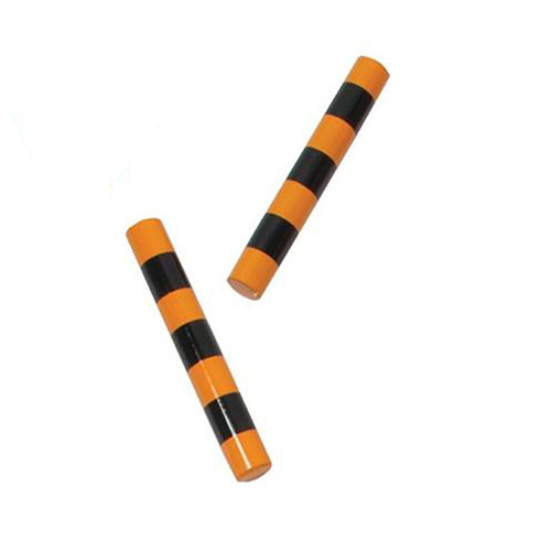 Westco Clave Shakers, Yellow/Black Stripe, Set Of 2 WEPCL5201