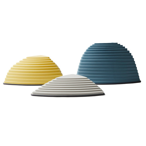 Gonge Hilltops - The Original Non-Slip Stepping Stones For Kids - Balance, Coordination, Motor Skills - Nordic Colors - Set Of 3 WING2821