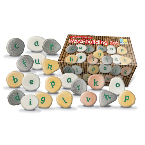 Yellow Alphabet Pebbles, Word-Building Set YUS1002