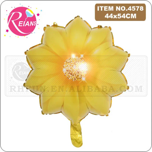Agate - Sunflower Flower Foil Balloons Red Rose Purple Yellow Birthday Party Baby Shower Valentine'S Day Wedding Suppliers Decoration By WTB