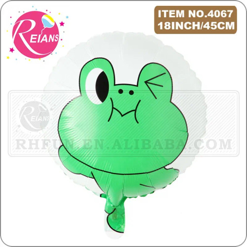 Olive - Cartoon Animal Round Shape Cute Bear Friend Balloon Rabbit For Children Birthday Party Baby Shower Supplies Ballon Baloon Globos By WTB