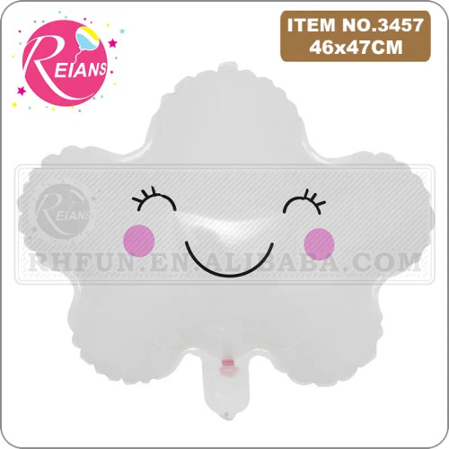 Big Size Blue White Clouds Shaped Aluminum Balloons Holiday Birthday Party Wedding Decoration Balloons Baby Shower Supplies Toy By WTB