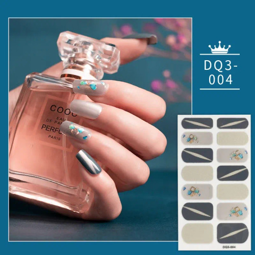 Diamond H Color - Green And Dark Green Manicure Decoration Solid Colors And Creative Nail Art Nail Wraps Diy Nail Adhesive Designed Full Beauty By WTB