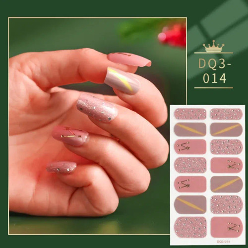 Red Bronze - Green And White Solid Colors And Creative Nail Art Manicure Decoration Nails Art Decoration Last Update Nail Sticker Lot By WTB