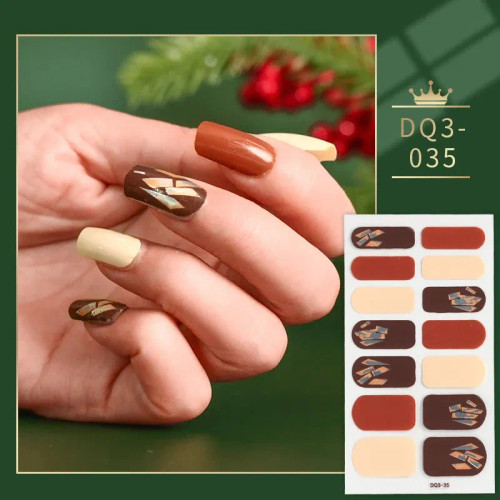 Black With White - Green And White Solid Colors And Creative Nail Art Manicure Decoration Nails Art Decoration Last Update Nail Sticker Lot By WTB