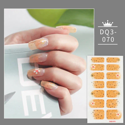 Green - Green And Dark Green Manicure Decoration Solid Colors And Creative Nail Art Nail Wraps Diy Nail Adhesive Designed Full Beauty By WTB
