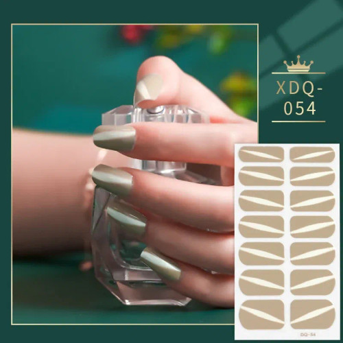 Slate - Dropshipping 14 Sheet Colorful Nail Stickers Set Fashion Nail Art Self Adhesive Manicure Decoration Stickers For Nails By WTB