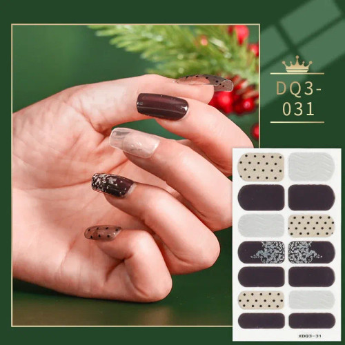 Silver Gray - Green And White Solid Colors And Creative Nail Art Manicure Decoration Nails Art Decoration Last Update Nail Sticker Lot By WTB