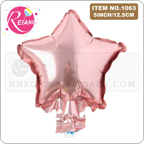 Deep Blue, Ballon Size: 6Inch, Shape: X - 10Pcs 5Inch Small Cute Heart Star-Shaped Foil Balloon Wedding Decoration Birthday Party Baby Shower Balloon Decoration Toy By WTB