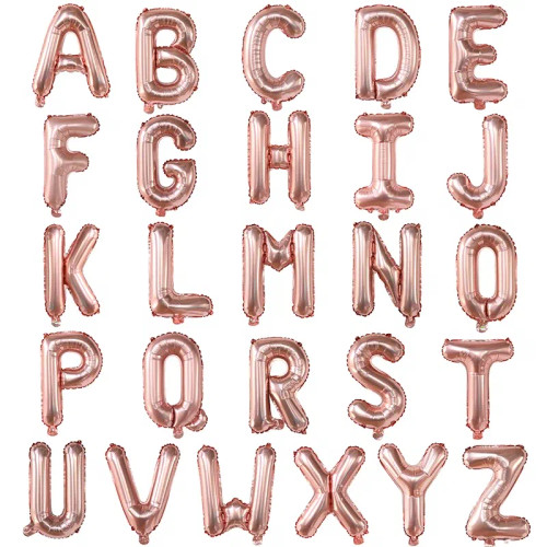 Olive, Ballon Size: 16Inch, Shape: K, Ships From: China - 16Inch A-Z Letter Foil Balloon Birthday Theme Party Decoration Baby Shower Bride To Be Wedding Balloons Air Globos Supplies By WTB