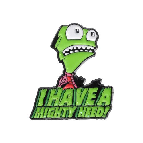 Metal Champagne Gold - Cartoon Anime Brooch Enamel Pins Custom Metal Animal Badges Lapel Accessories Sweater Women Men Jewelry Gift Friends Wholesale By WTB