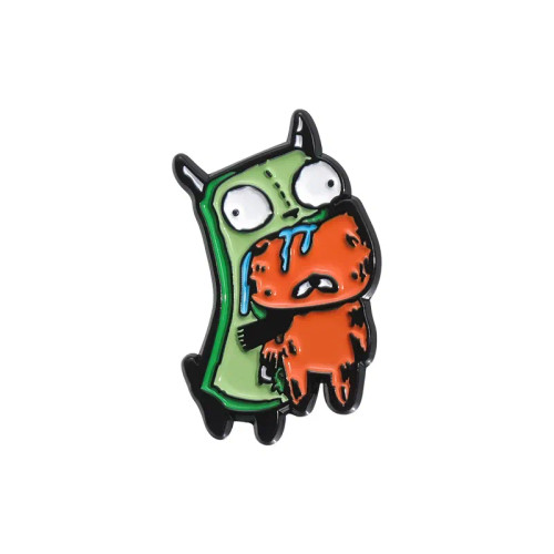 Metal Light Yellow Color - Cartoon Anime Brooch Enamel Pins Custom Metal Animal Badges Lapel Accessories Sweater Women Men Jewelry Gift Friends Wholesale By WTB