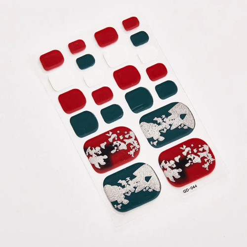 Brige - 22 Tips/Sheet Nail Decoration Fashion Nail Stickers Nails Sticker Designer Loveliness Nail Art Stickers Nail Tape Full Beauty By WTB