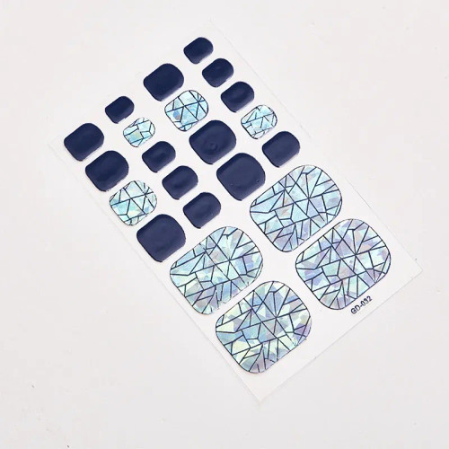 Field Green - 22 Tips/Sheet Nail Sticker Album Nail Designs Manicure Nail Accesoires Nail Art Stickers Nail Wraps Diy Women Salon Loveliness By WTB