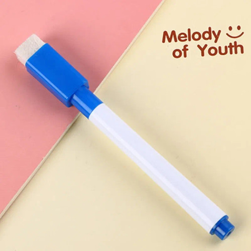 Multi - Whiteboard Magnetic Plastic Holder Colorful Magnetic Markers With Eraser Cap Magnetic Whiteboard Eraser For School Office Home By WTB