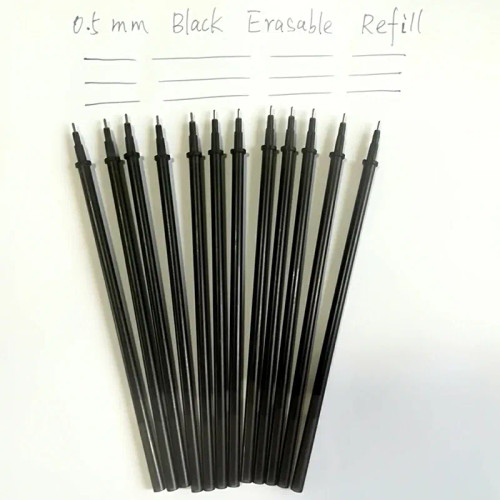 White - Gel Ink Refills And Friction Erasable Gel Pens Extra Fine Point 0.5 Mm Black Red Blue Ink By WTB