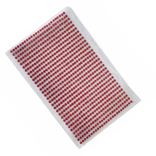 Red, Size: 3Cm - Scrapbook Sticker 3Mm 750Pcs/Set Self-Adhesive Acrylic Rhinestones Sticker Mobile Diamond Decoration Drill Stickers For Car By WTB