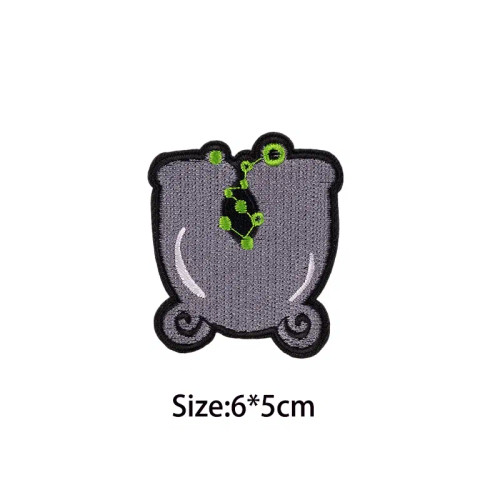 Yellow - A-Z Letters Patches Halloween English Alphabet Iron On Patch For Clothing Diy Embroidery Crafts Jackets Badge Decor Accessories By WTB