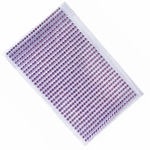 Purple, Size: 3Cm - Scrapbook Sticker 3Mm 750Pcs/Set Self-Adhesive Acrylic Rhinestones Sticker Mobile Diamond Decoration Drill Stickers For Car By WTB