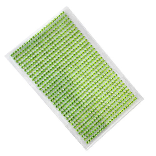 Green, Size: 5Cm - Scrapbook Sticker 3Mm 750Pcs/Set Self-Adhesive Acrylic Rhinestones Sticker Mobile Diamond Decoration Drill Stickers For Car By WTB