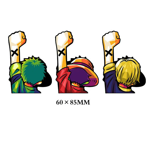 Plum - Anime Mini Motion Stickers Pochita Power Denji Chainsaw Man Attack On Titan Decals For Phones,Cup,Laptop,Etc.Waterproof By WTB