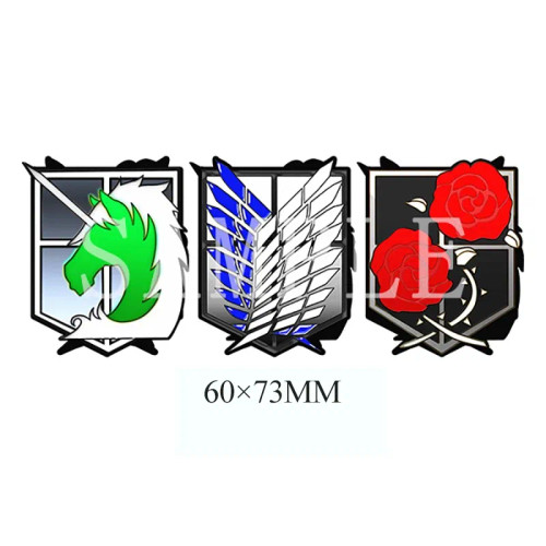 Gray - Anime Mini Motion Stickers Pochita Power Denji Chainsaw Man Attack On Titan Decals For Phones,Cup,Laptop,Etc.Waterproof By WTB