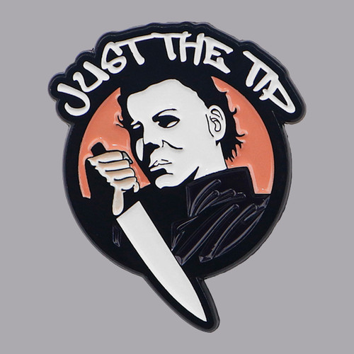 Horror Killer Enamel Pin Movie Brooch Pines Lapel Pins Badge On Backpack Clothing Accessories Fashion Jewelry Halloween Gifts By WTB