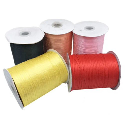 Gold - Hot Sell 25Yards 3Mm Handmade Diy Material Silk Satin Ribbon For Arts Crafts Sewing Christmas Wedding Party Decoration 5Bb5621 By WTB