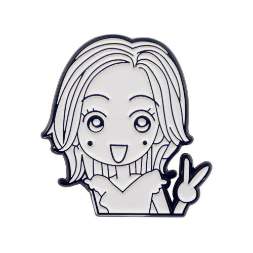 Metal Light Yellow Gold Color - Classic Japanese Anime Girls Oosaki Nana Lapel Pins For Backpack Enamel Pin Women'S Brooch Badges For Clothes Jewelry Accessorie By WTB